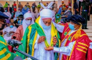 Sokoto state governor, Aminu Waziri Tambuwal has installed the emir of Dutse, Dr. Nuhu Muhammad Sanusi as the Chancellor of the State University