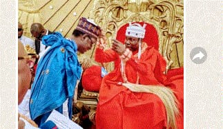 Gov Buni Bags Taremobowei Chieftaincy Title From Gbaramatu Kingdom In Delta, HOTPEN