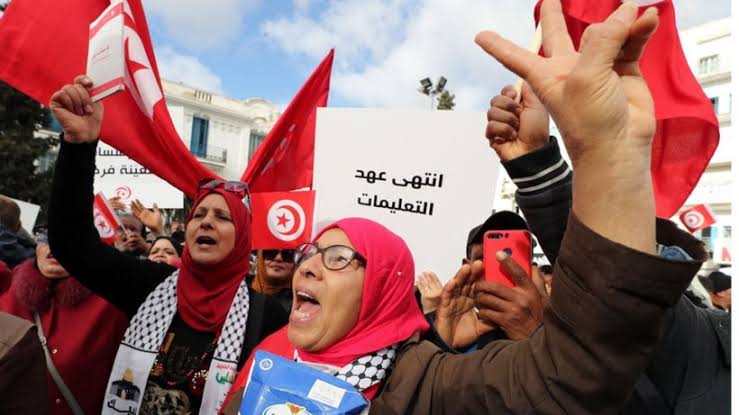 Economic Crisis: Thousands Rally Against Tunisian President, Saied, HOTPEN