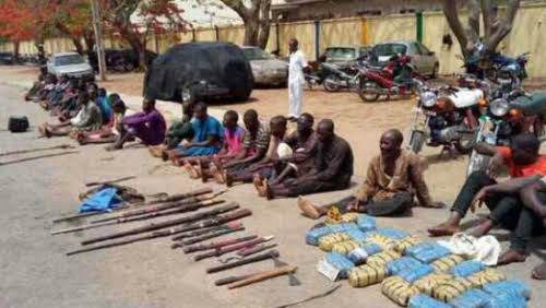 Suspected hoodlums Terrorizing Customers and Commuters in Bauchi, Arrested, HOTPEN