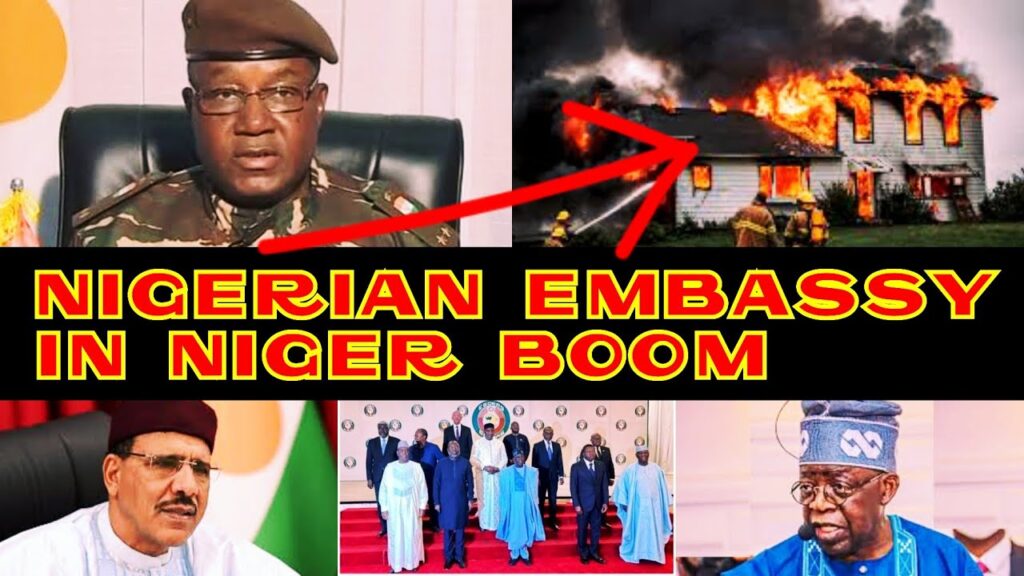  Nigeria’s Embassy Debunks Burning of Building In Niger Republic, HOTPEN