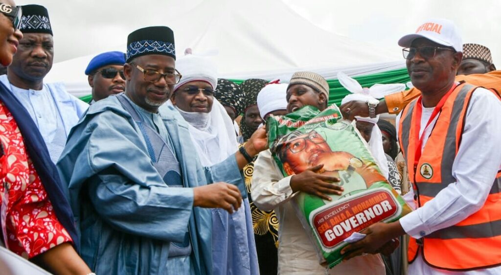 Bauchi Gov Inaugurates Palliative Distribution, Payment of Workers Benefits, HOTPEN