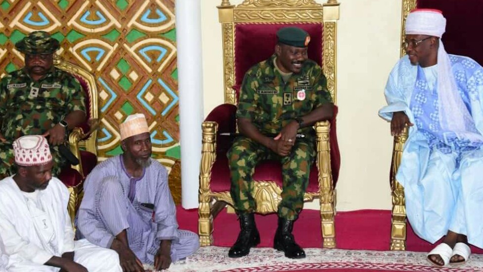 Brigade commander commiserates with Zamfara mornarch over death of his mother, HOTPEN